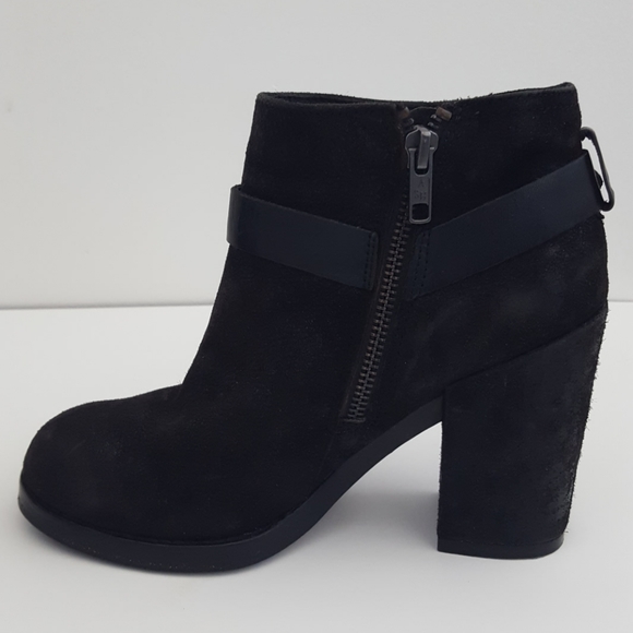 Ash Falcon black leather harness ankle boot sz 36 - Picture 6 of 8